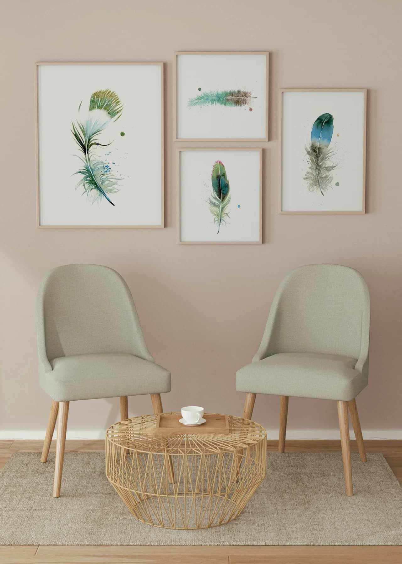 Hummingbird shown in a room setting