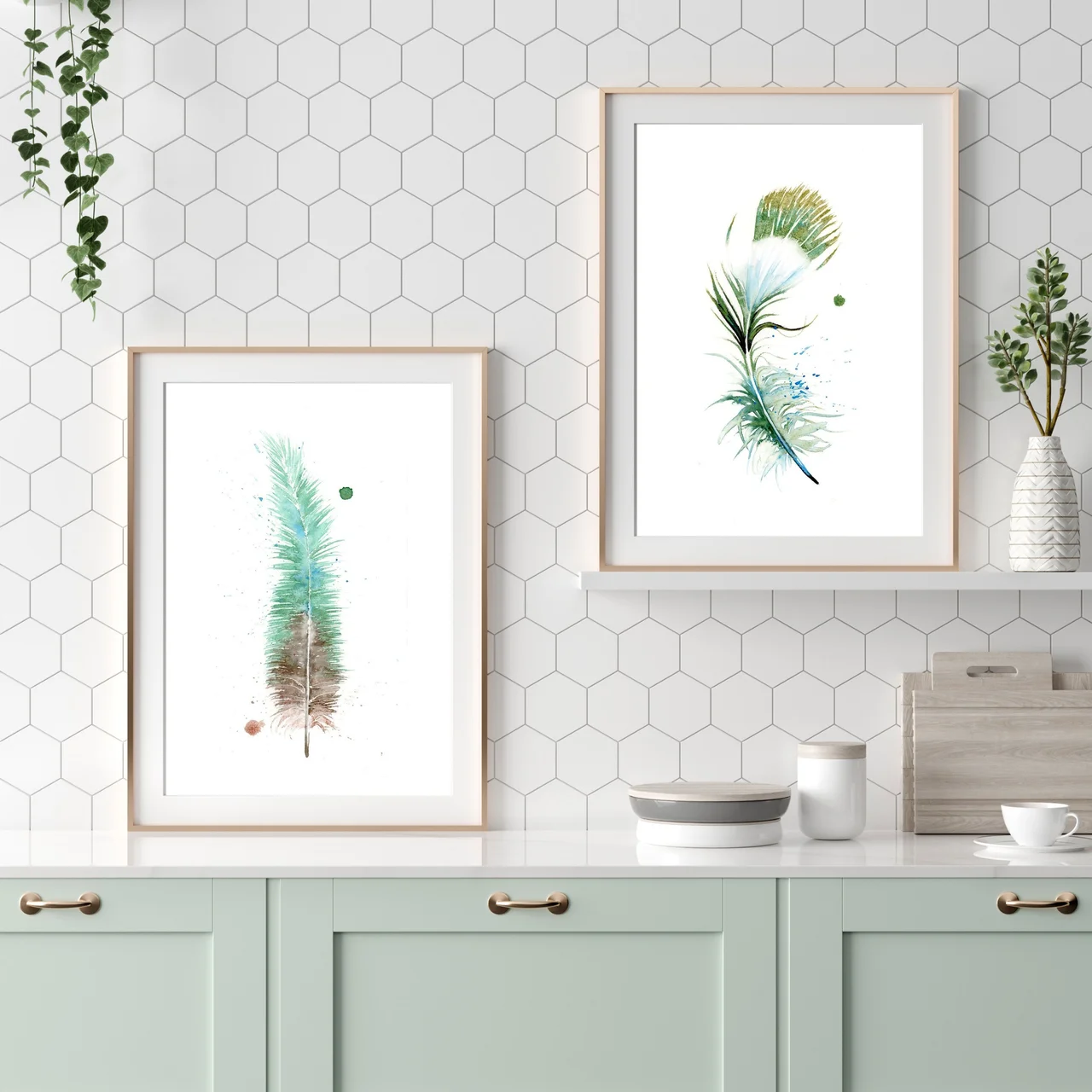 Hummingbird shown in a room setting