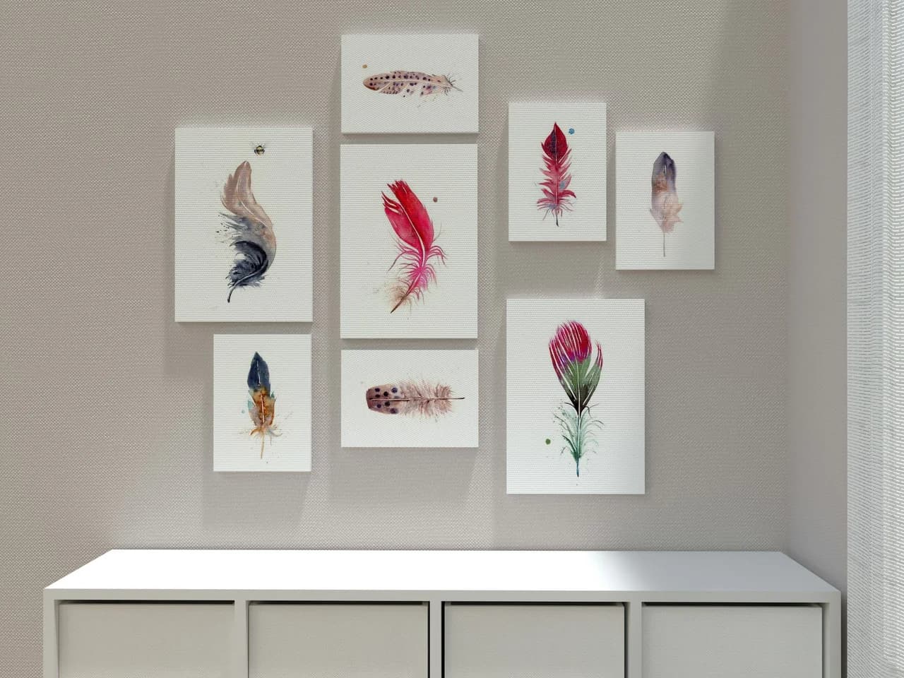 Hummingbird shown in a room setting