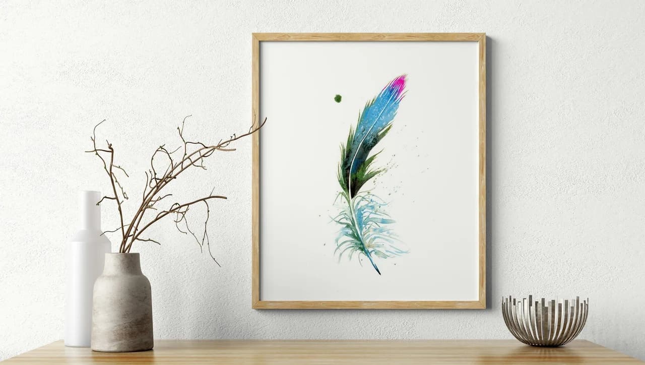 Hummingbird shown in a room setting