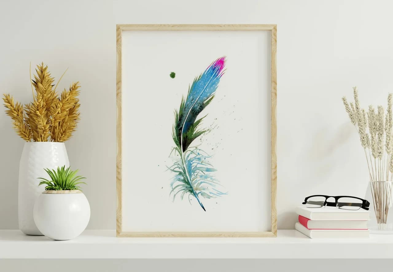Hummingbird shown in a room setting