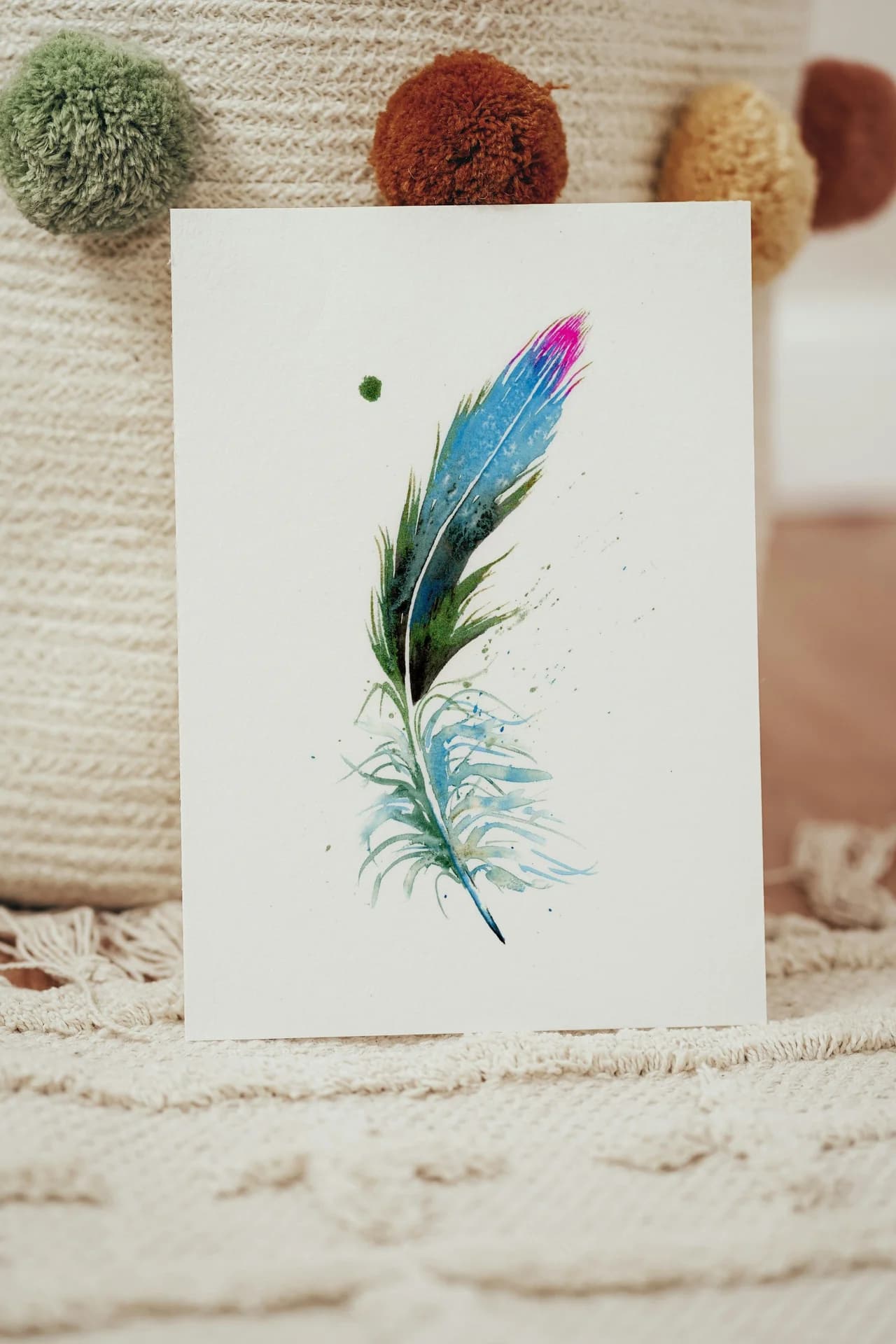 Hummingbird shown in a room setting