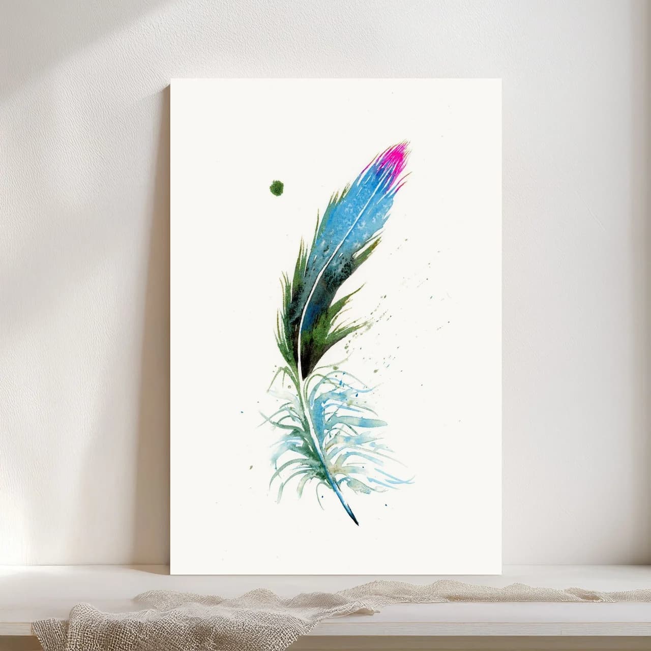 Hummingbird shown in a room setting