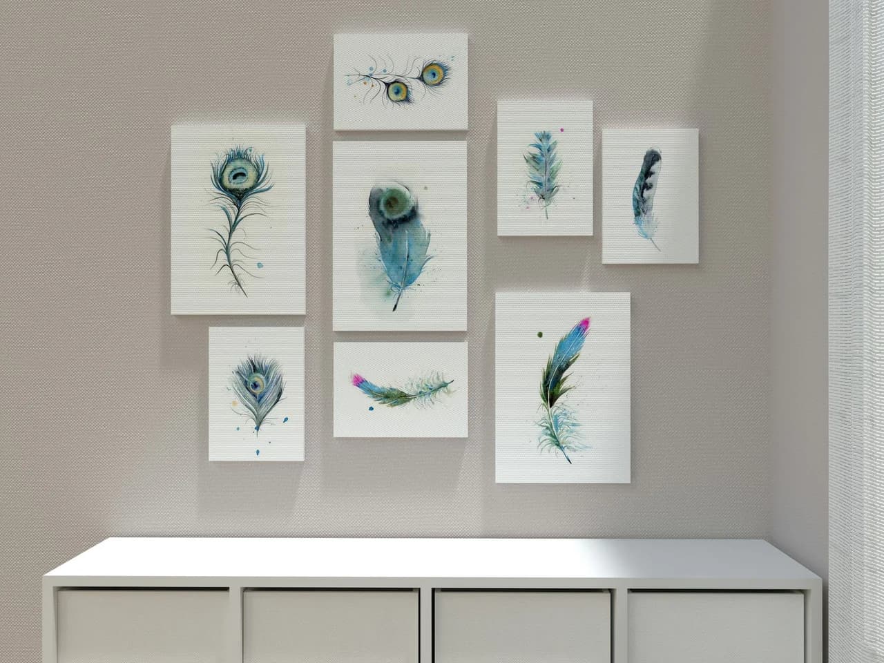 Hummingbird shown in a room setting