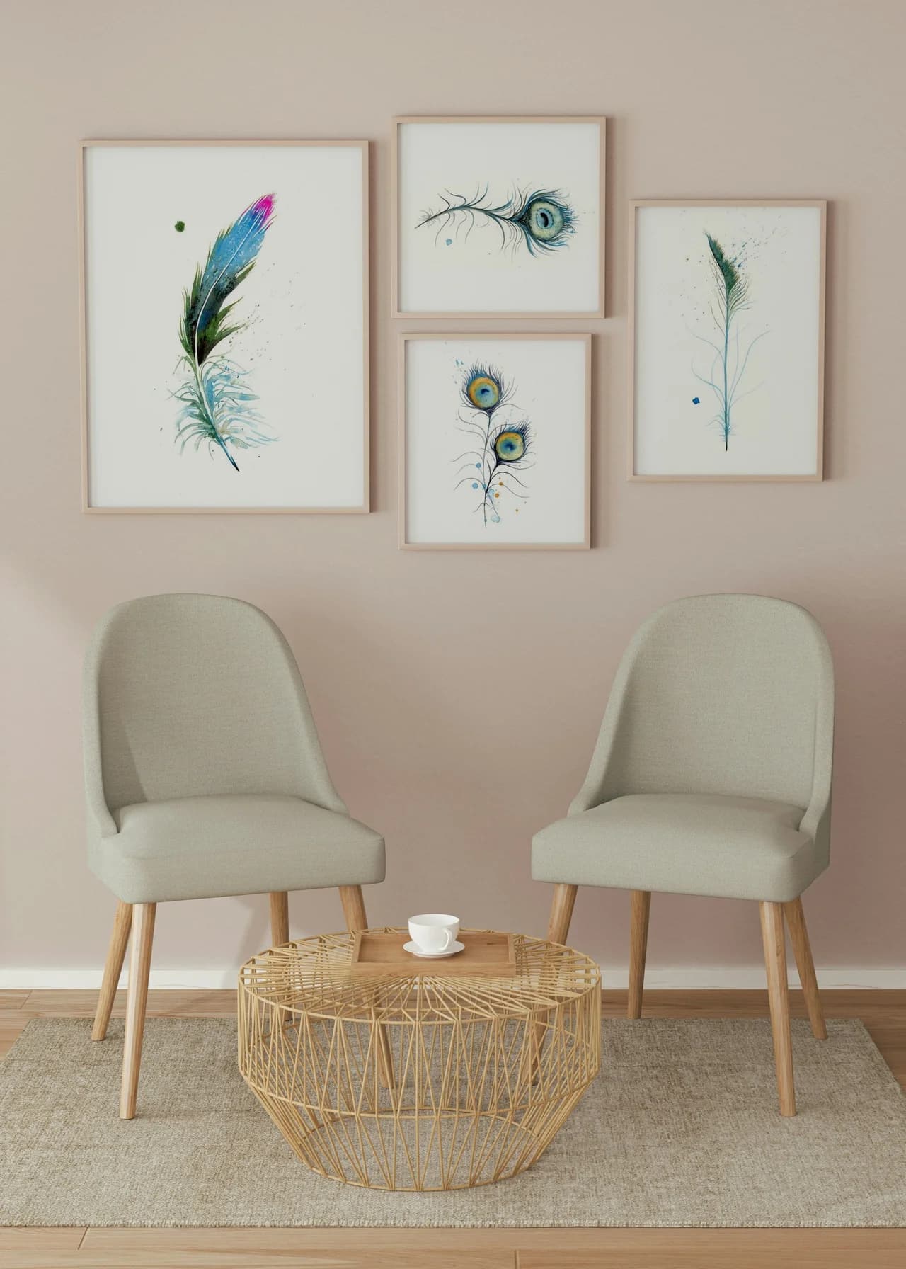 Hummingbird shown in a room setting