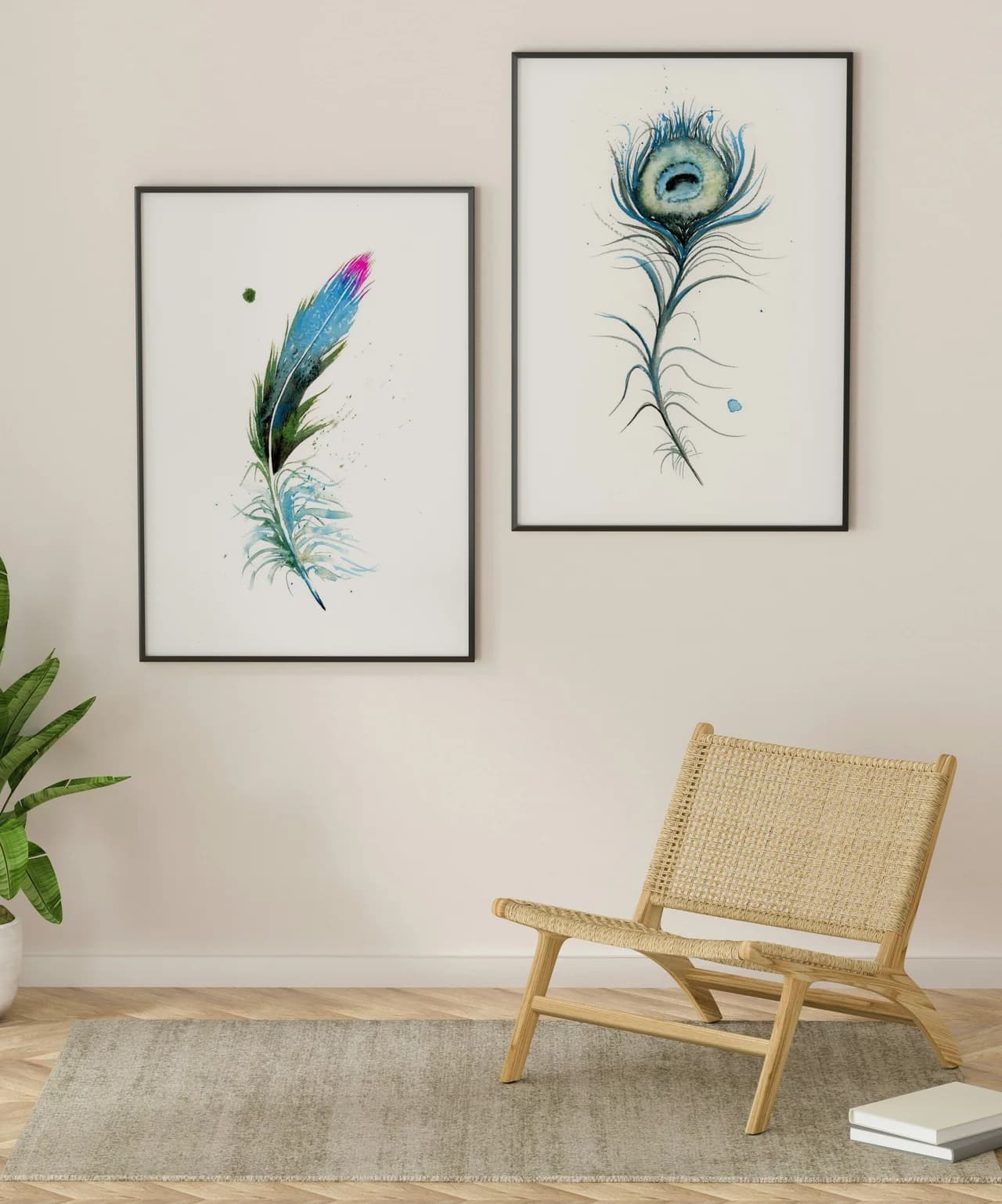 Hummingbird shown in a room setting