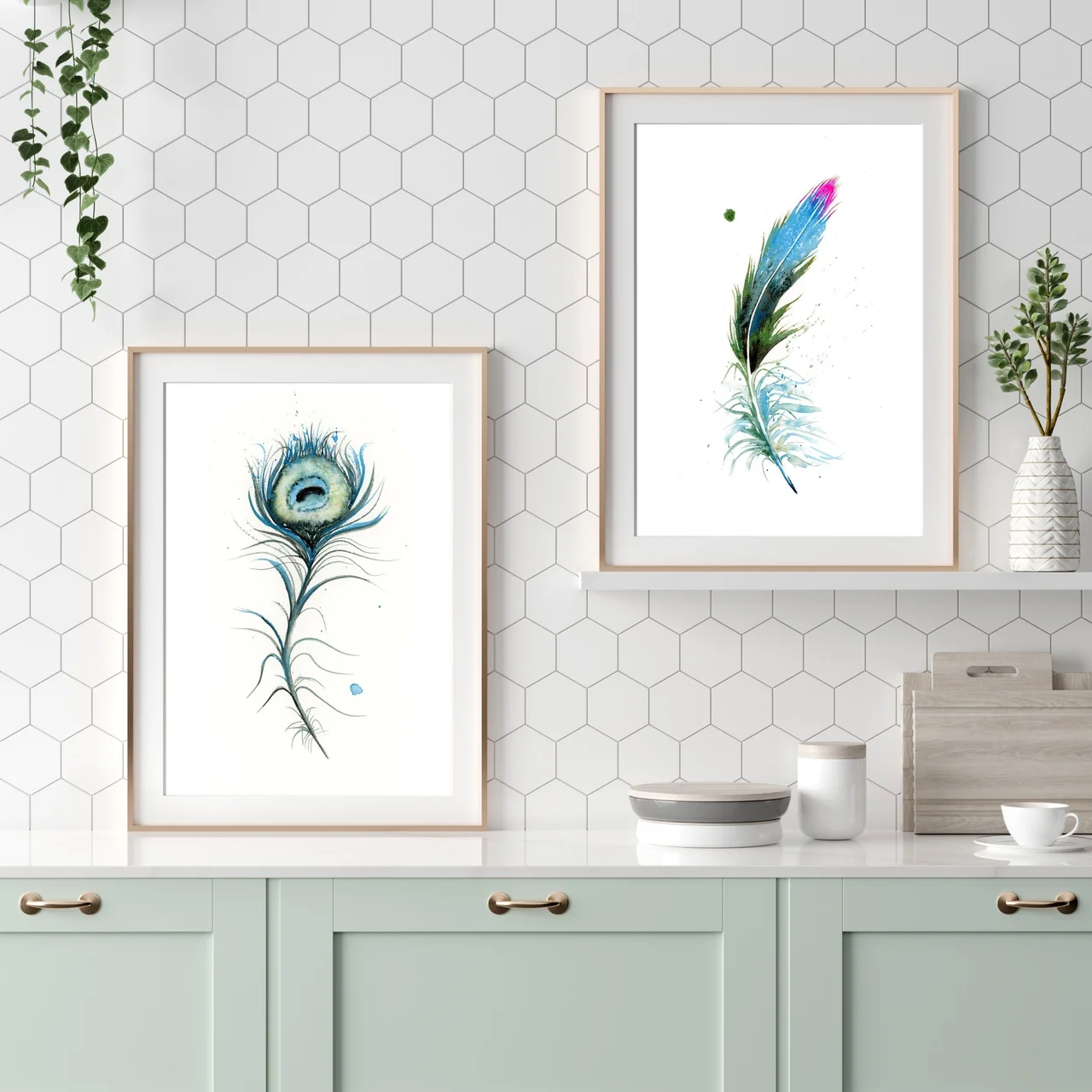 Hummingbird shown in a room setting