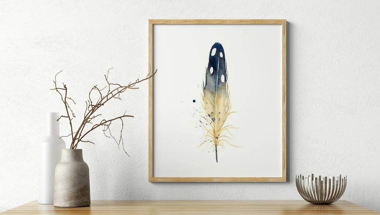 Neil's Loon shown in a room setting