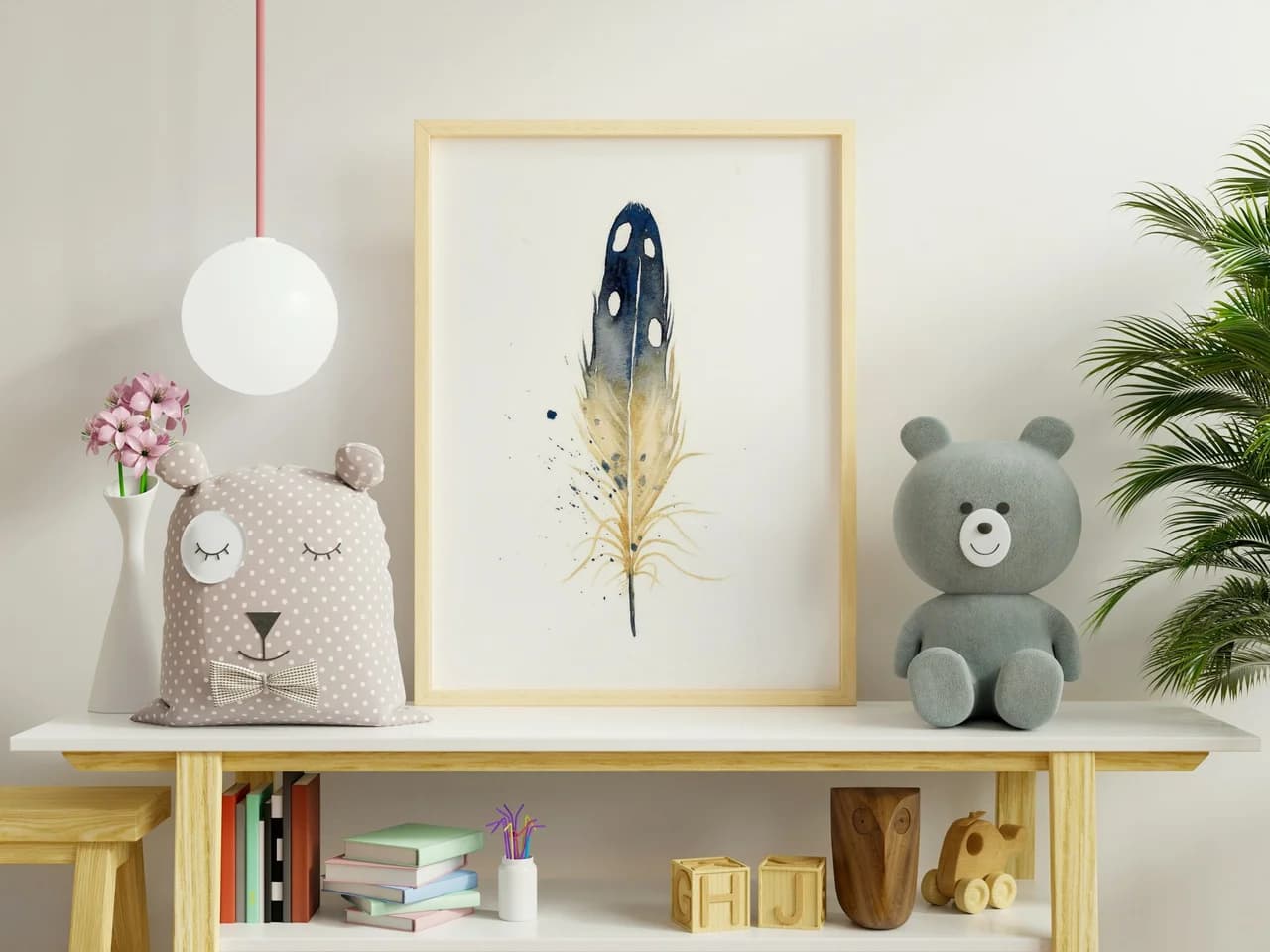 Neil's Loon shown in a room setting