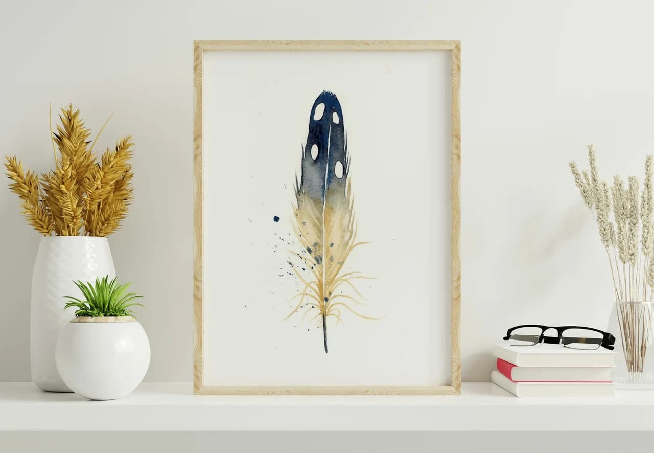 Neil's Loon shown in a room setting