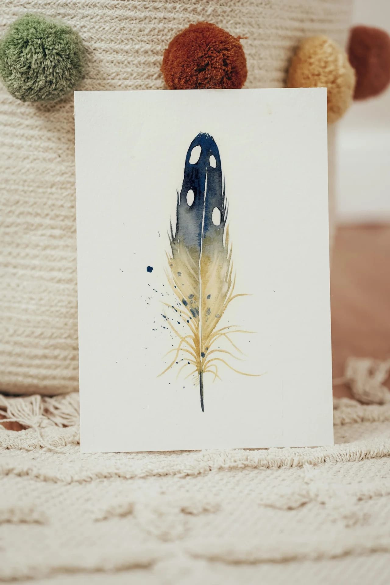 Neil's Loon shown in a room setting