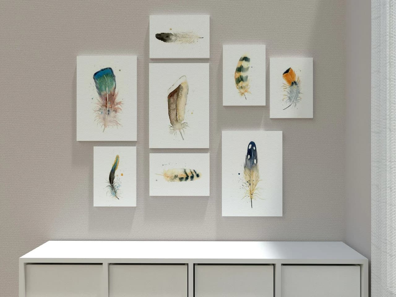 Neil's Loon shown in a room setting