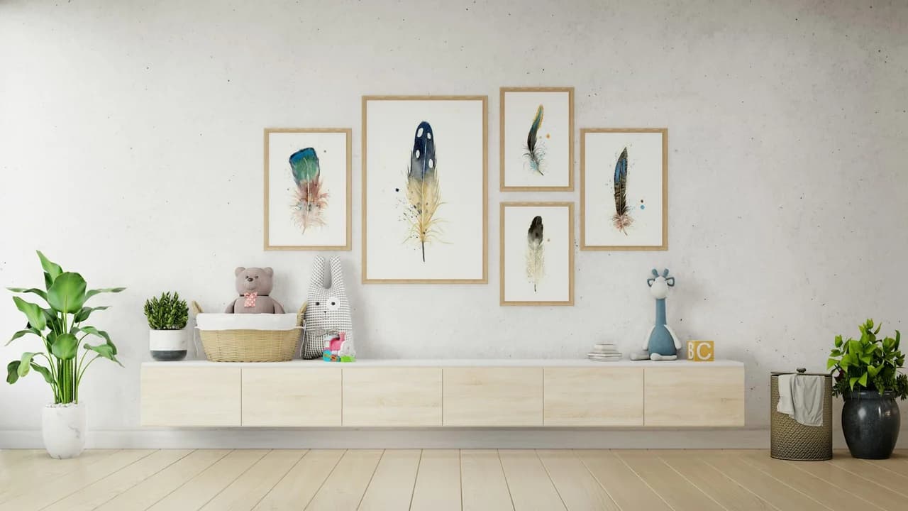 Neil's Loon shown in a room setting