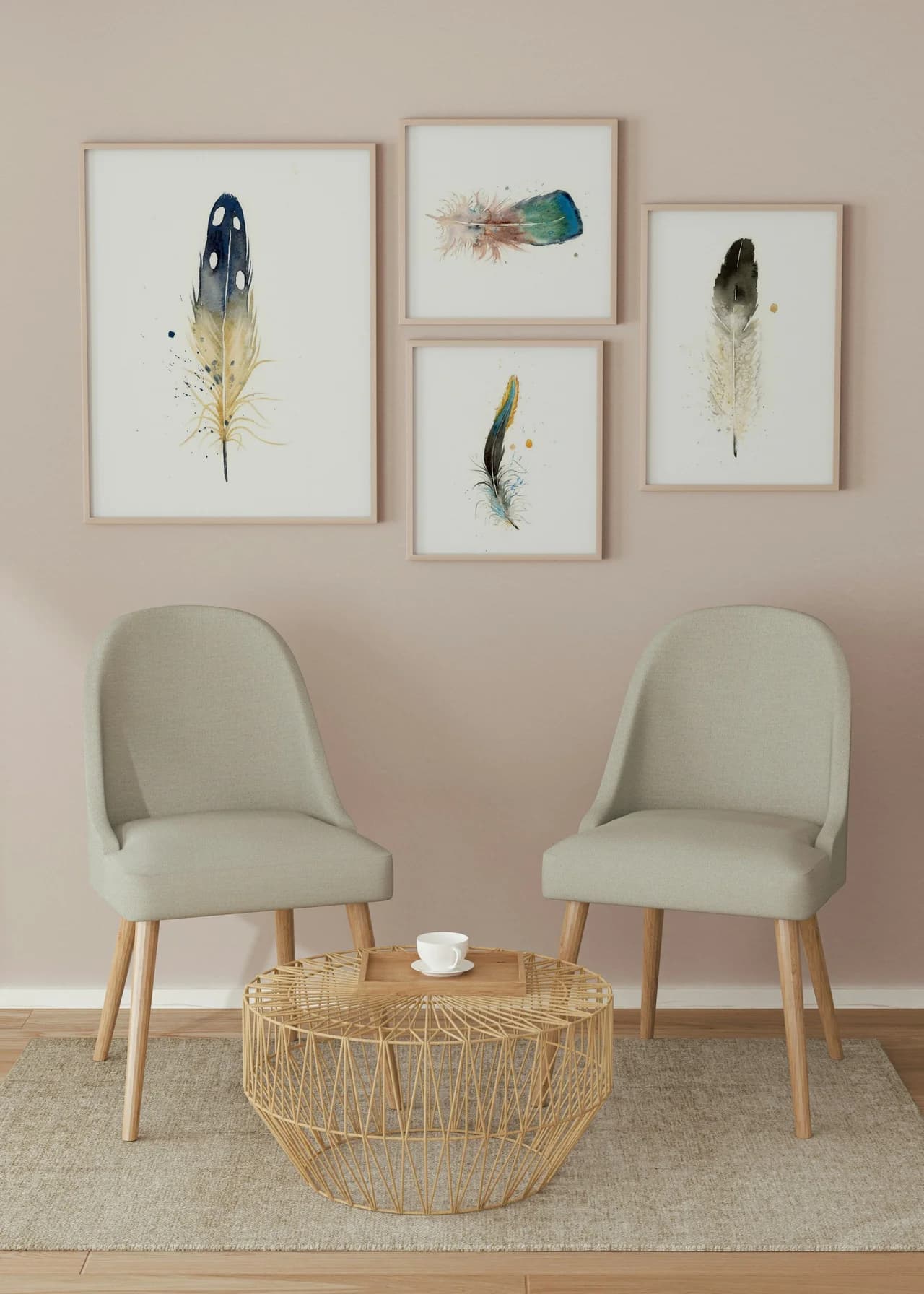 Neil's Loon shown in a room setting