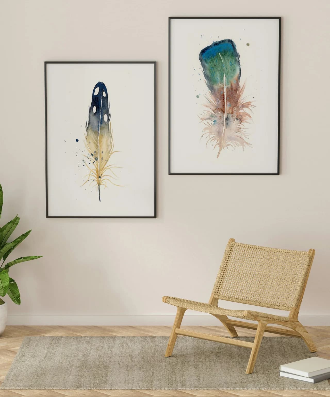 Neil's Loon shown in a room setting