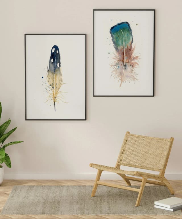 Neil's Loon shown in a room setting