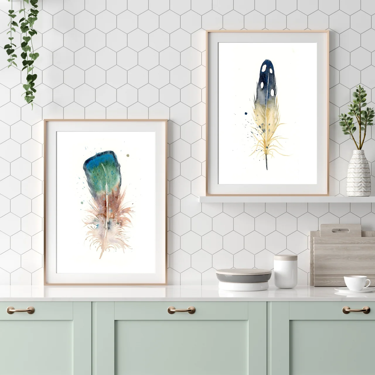 Neil's Loon shown in a room setting