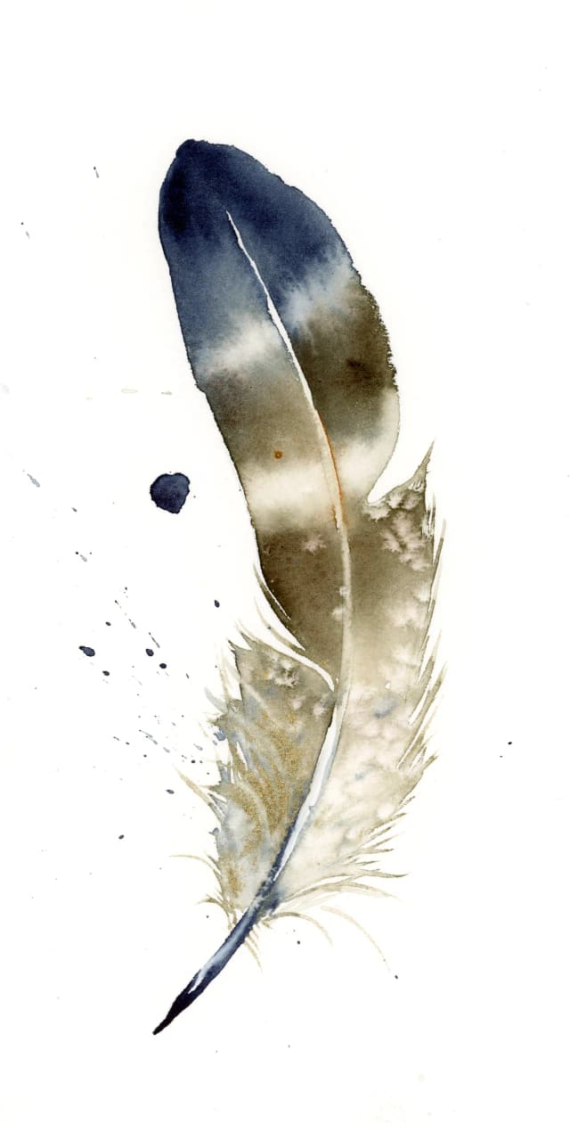 Golden Eagle — watercolor by Shayna Larsen