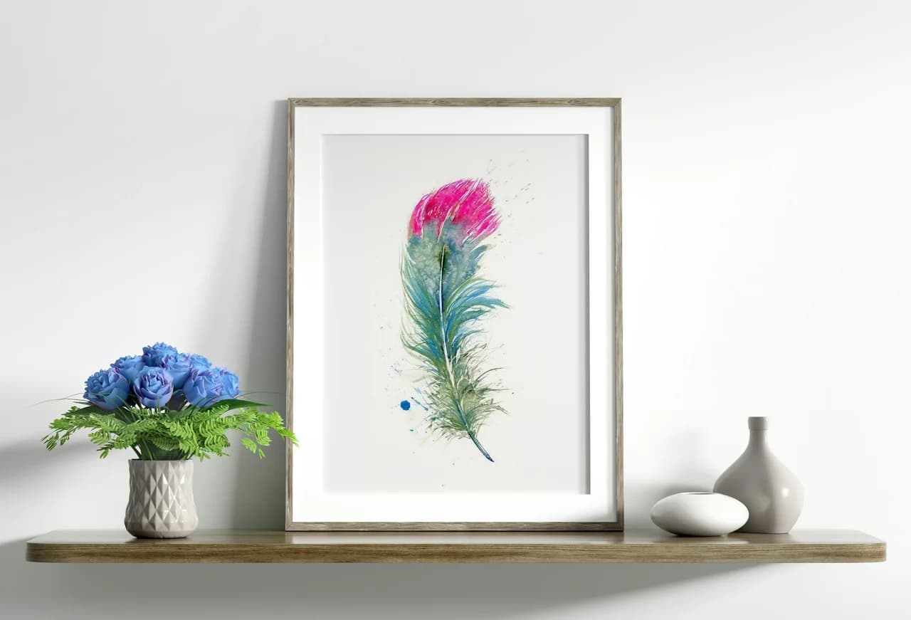 Hummingbird shown in a room setting