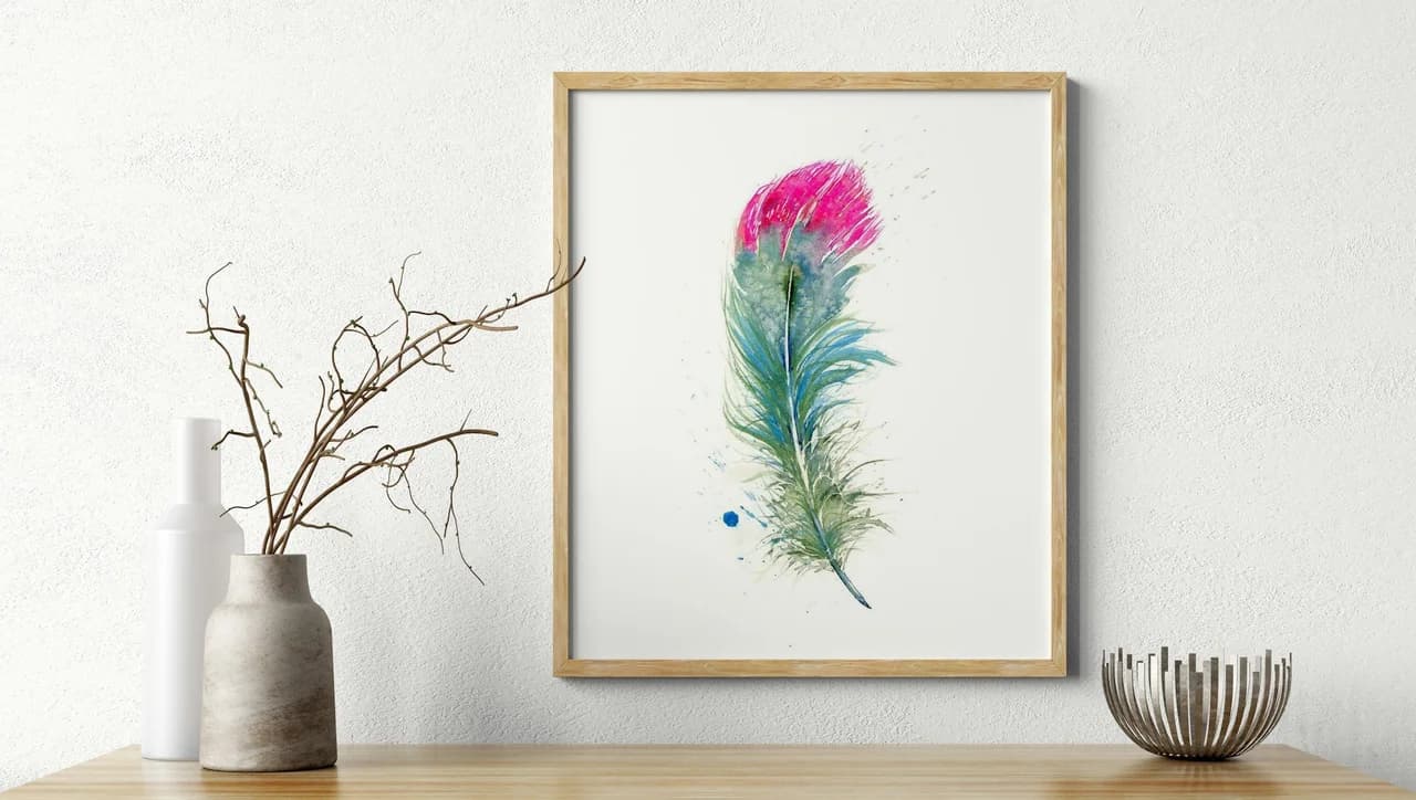 Hummingbird shown in a room setting