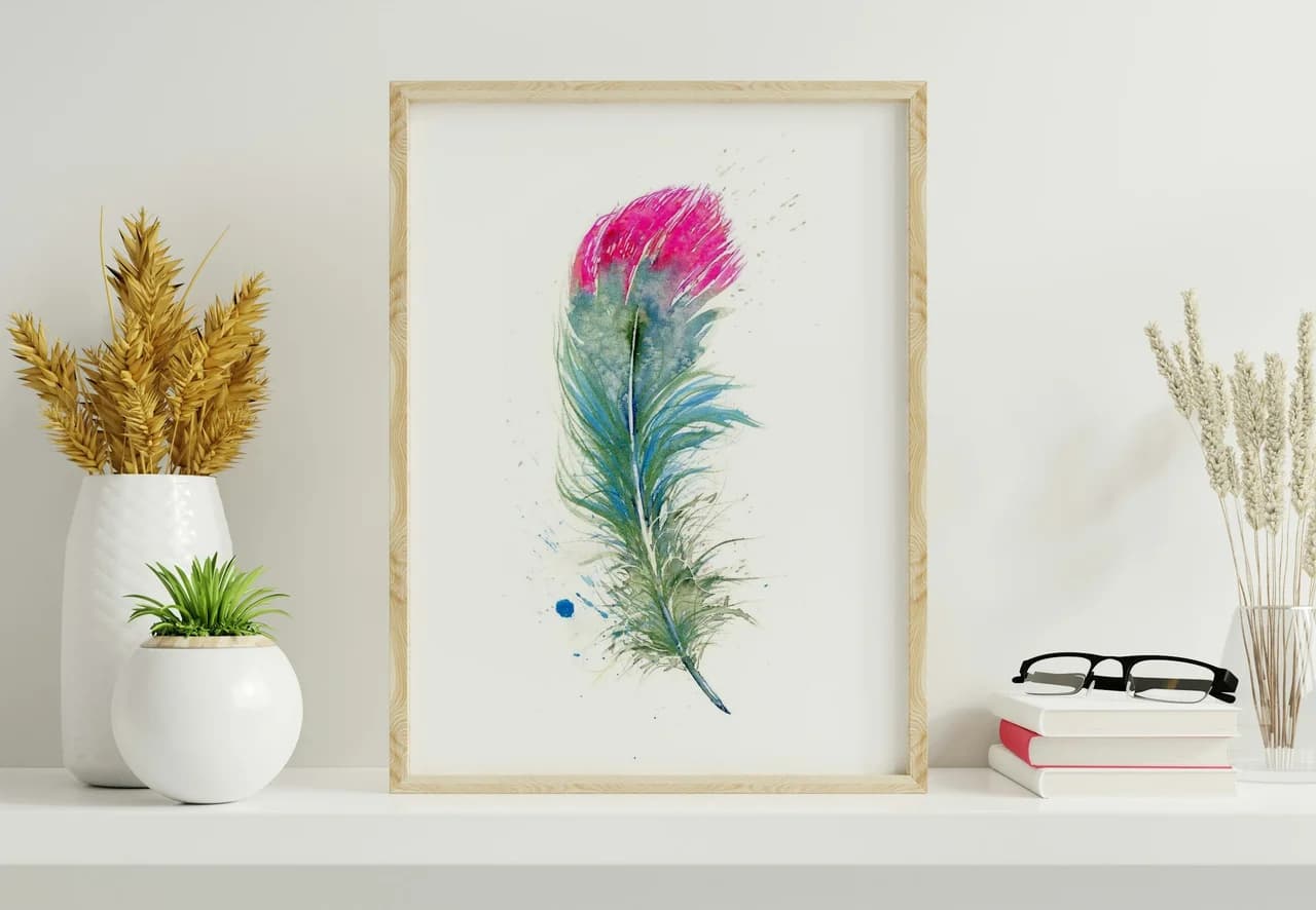 Hummingbird shown in a room setting