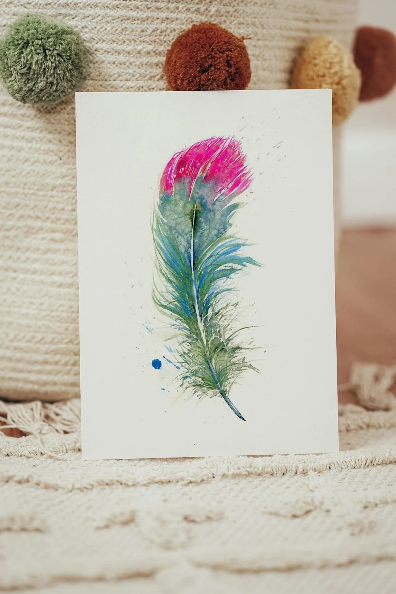 Hummingbird shown in a room setting