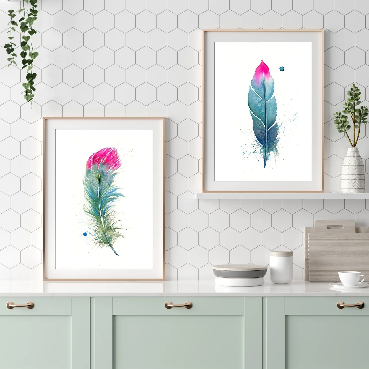 Hummingbird shown in a room setting