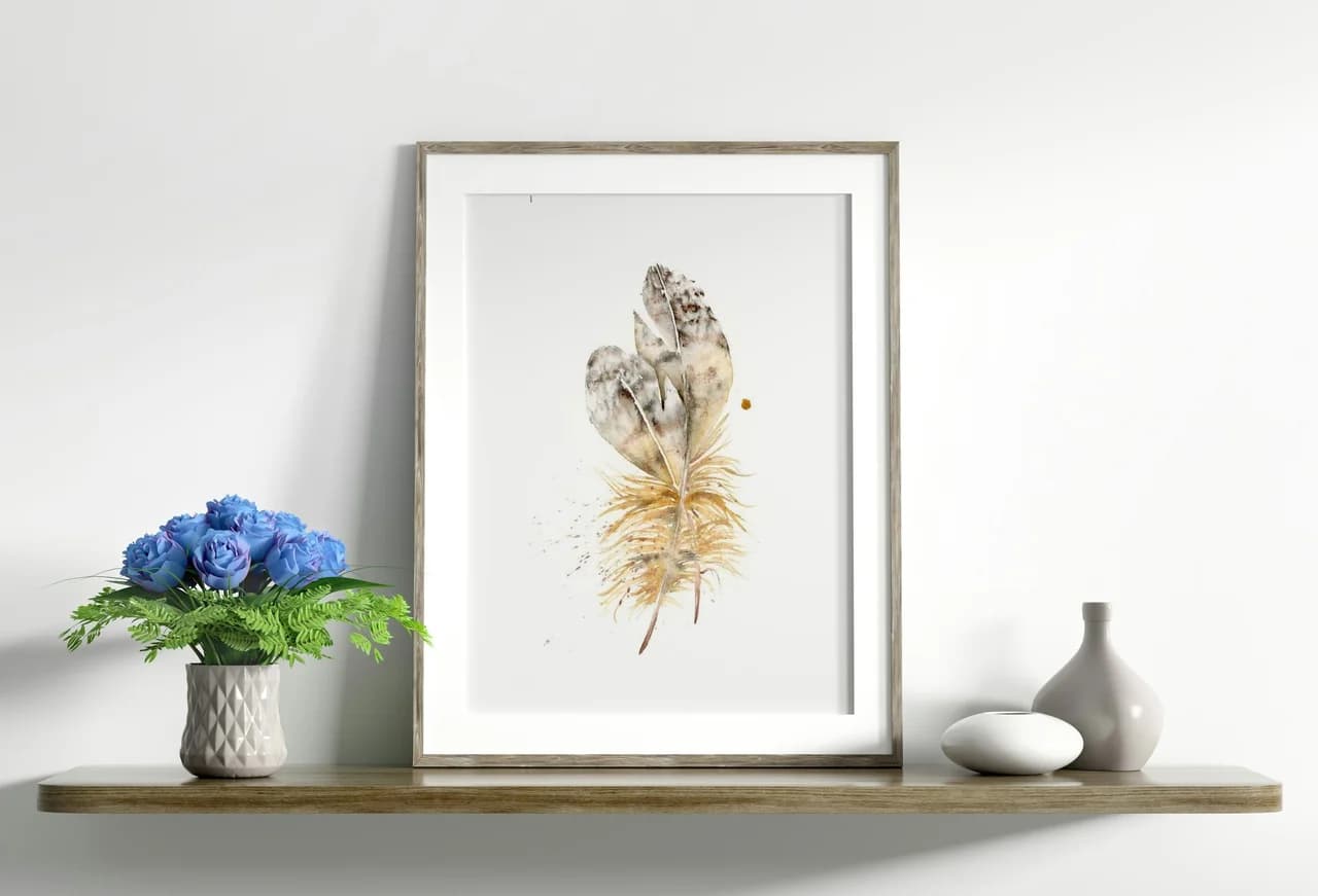 Owl shown in a room setting
