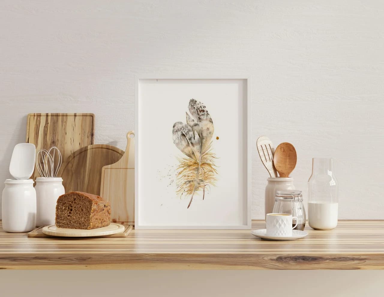 Owl shown in a room setting