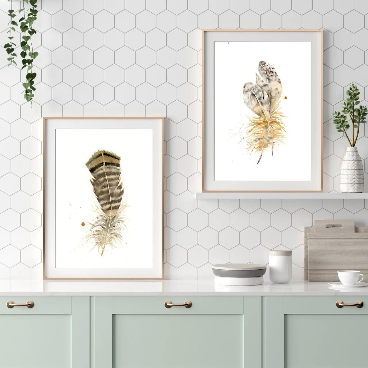Owl shown in a room setting