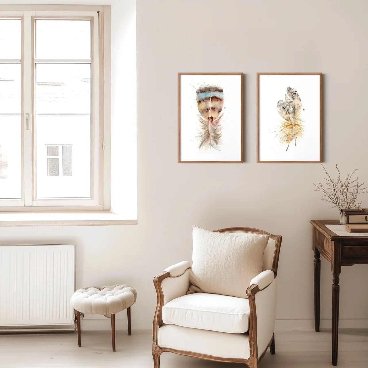 Owl shown in a room setting