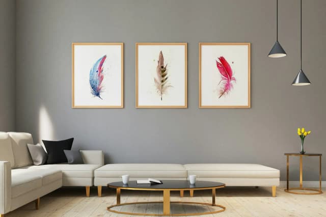 Cardinal shown in a room setting