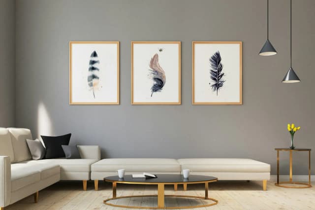 Crow shown in a room setting