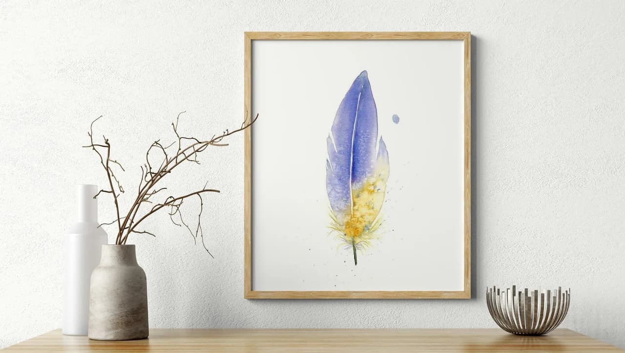 Aster Flower shown in a room setting