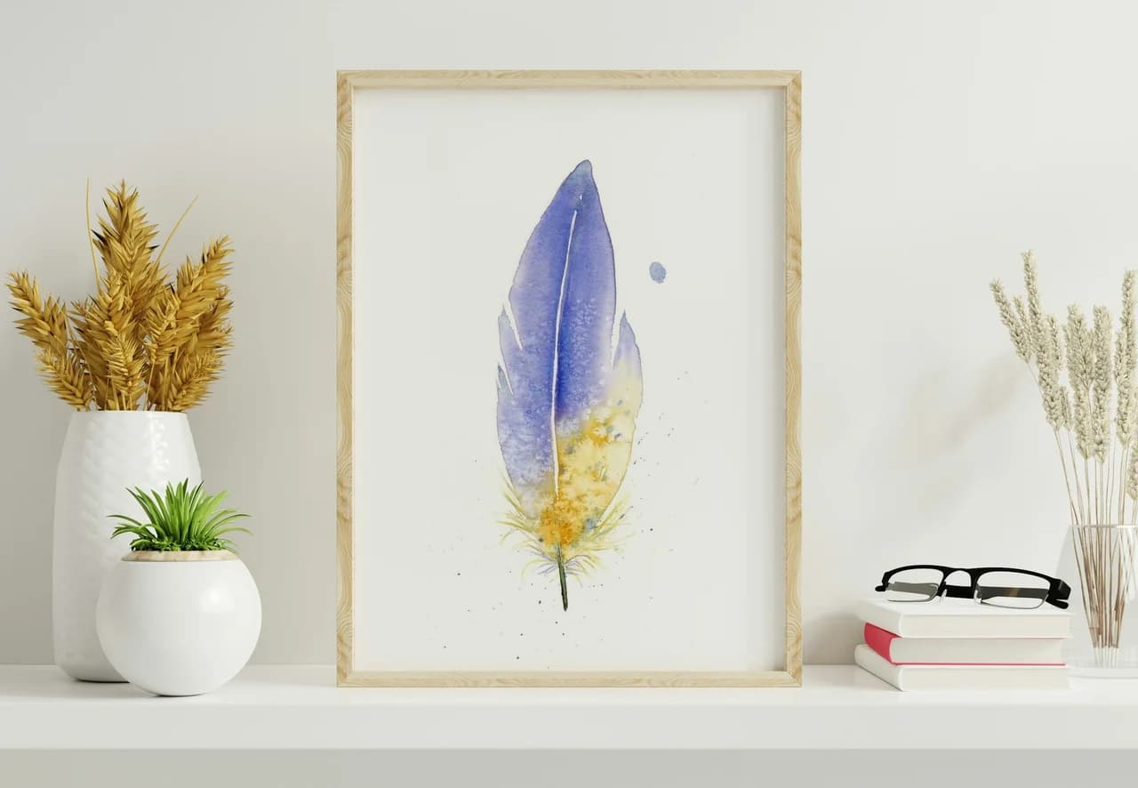 Aster Flower shown in a room setting