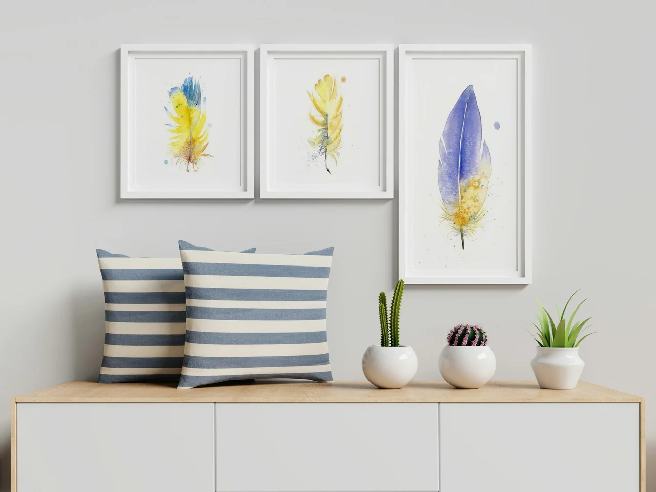 Aster Flower shown in a room setting