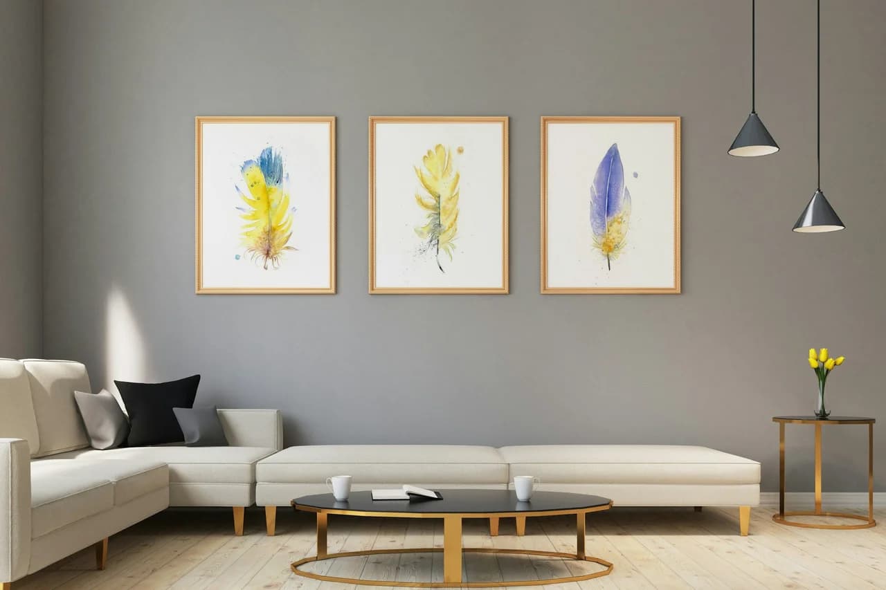 Aster Flower shown in a room setting
