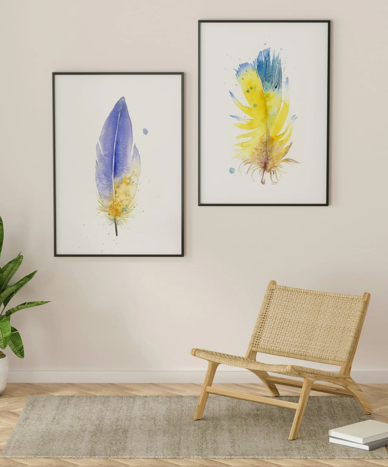 Aster Flower shown in a room setting
