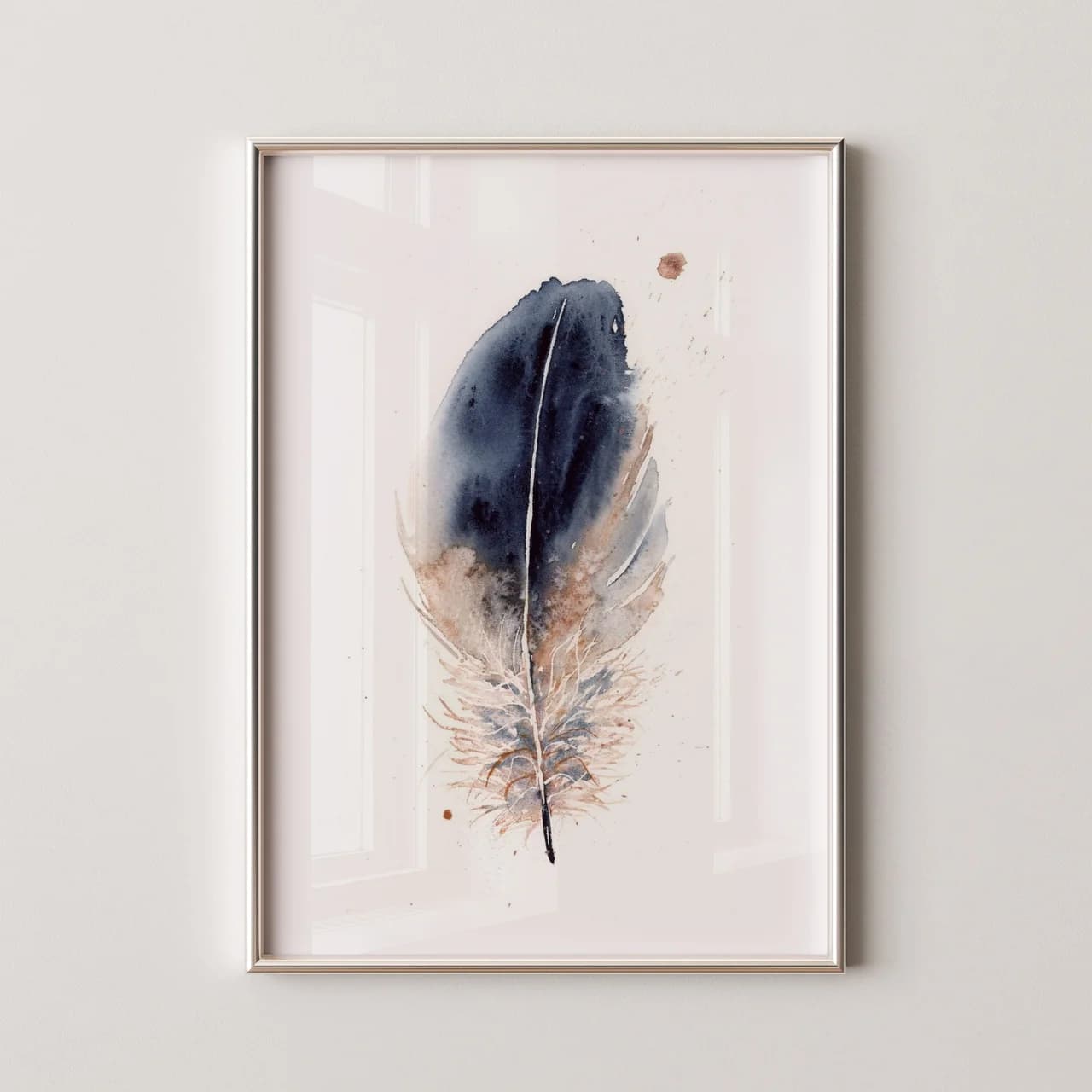 Cooper's Hawk shown in a room setting
