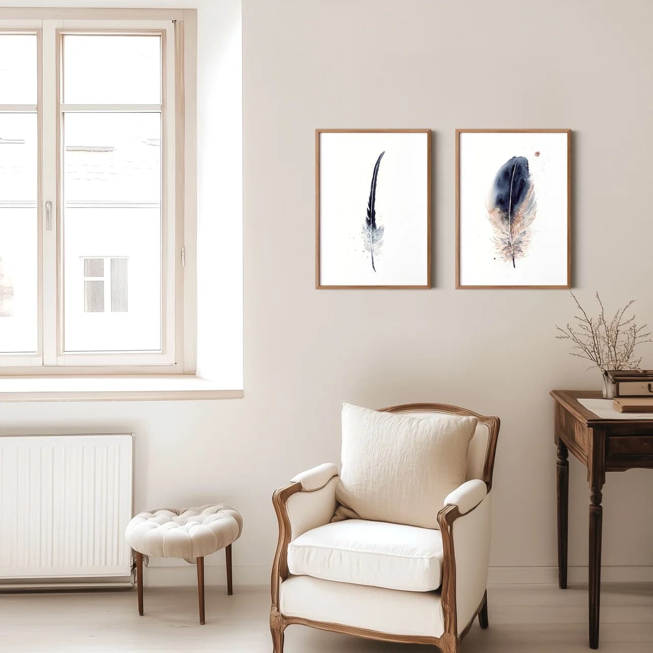 Cooper's Hawk shown in a room setting
