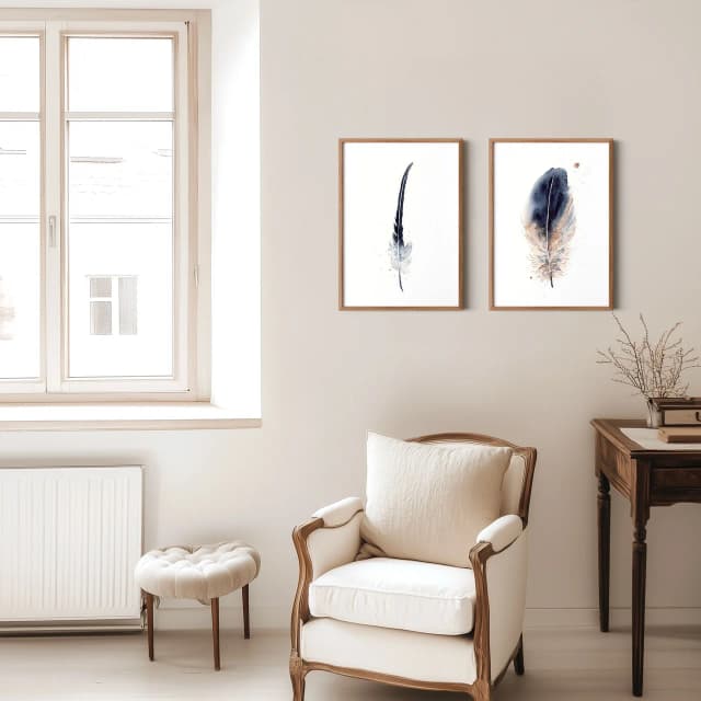Cooper's Hawk shown in a room setting