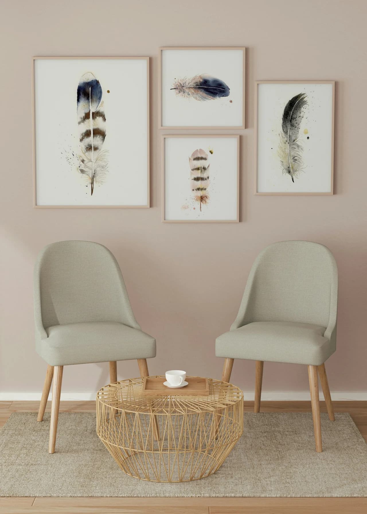 Osprey shown in a room setting
