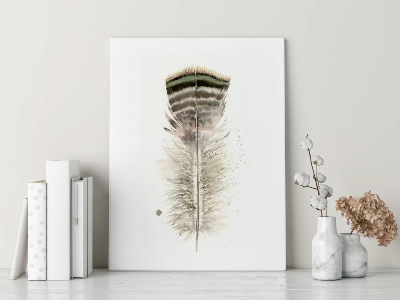 Turkey shown in a room setting