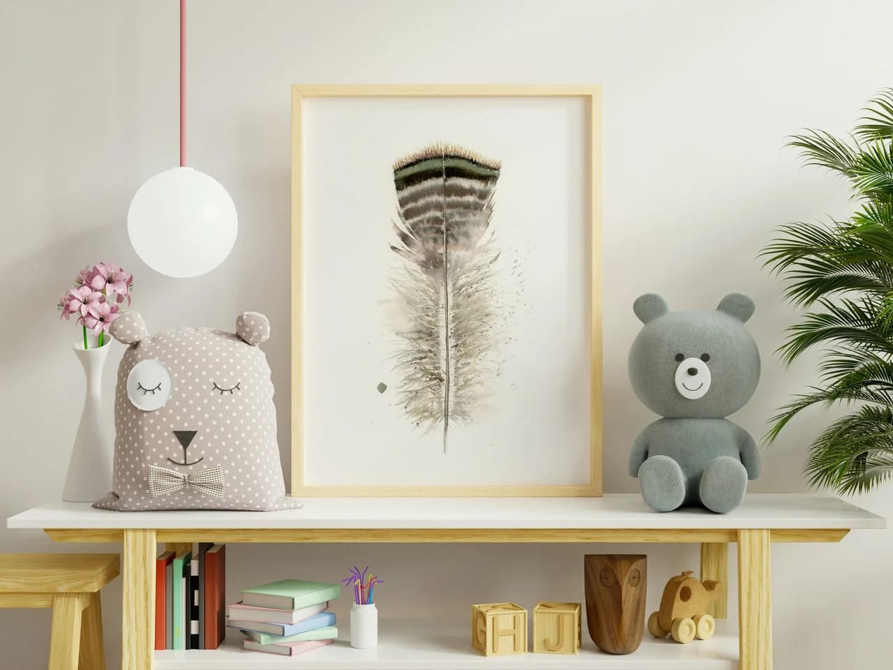 Turkey shown in a room setting