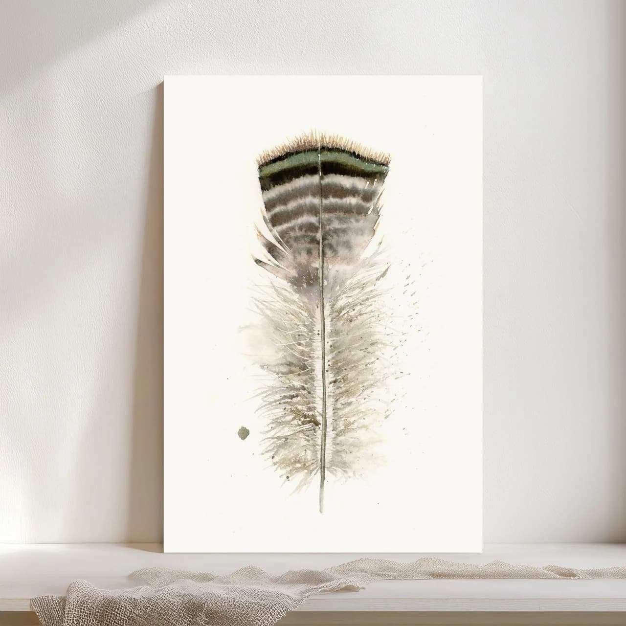 Turkey shown in a room setting