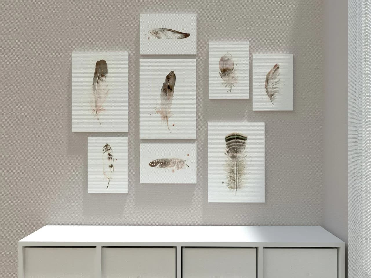 Turkey shown in a room setting
