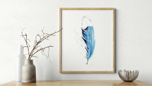 Blue Jay shown in a room setting