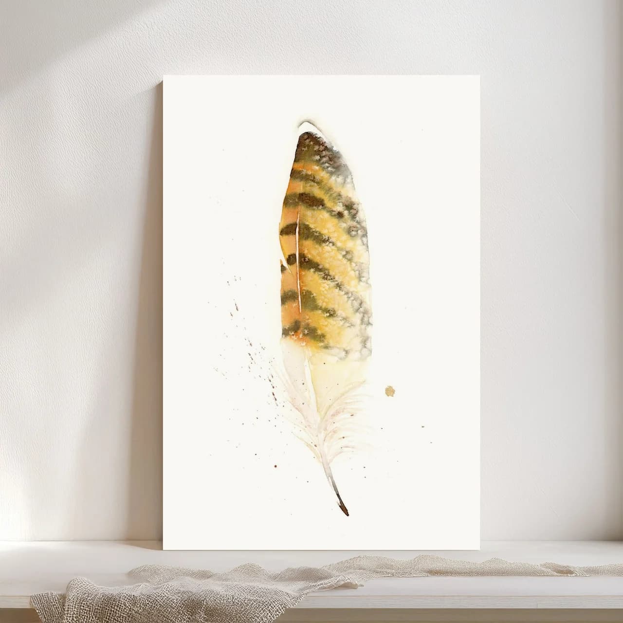 Red Tail Hawk shown in a room setting
