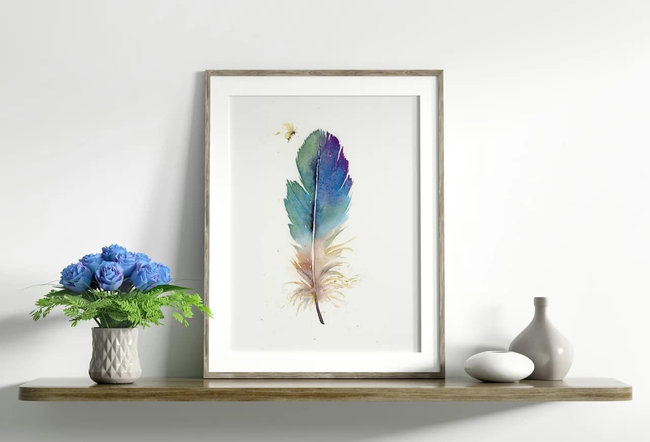 Hummingbird shown in a room setting