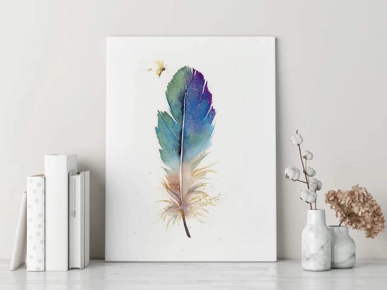 Hummingbird shown in a room setting